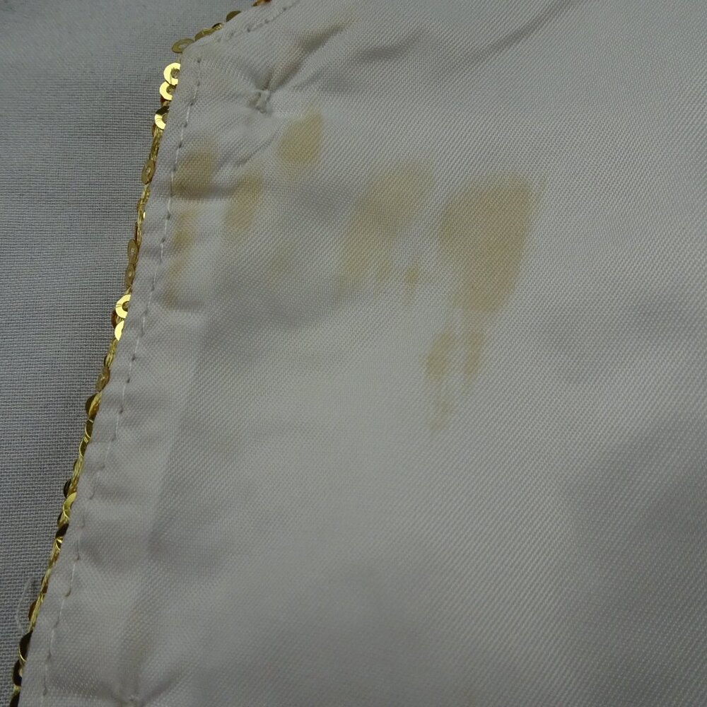 Adult Gold Shiny Sequin Vest Size M - Picture 6 of 11